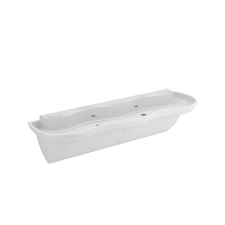 Sloan ELS73000-WH 3 Sta Sink  Less Faucet Hole 3870618
